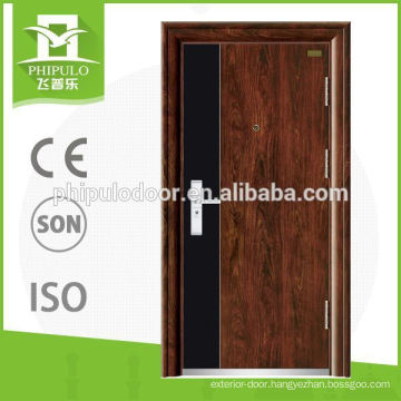 popular design low price China security steel metal door